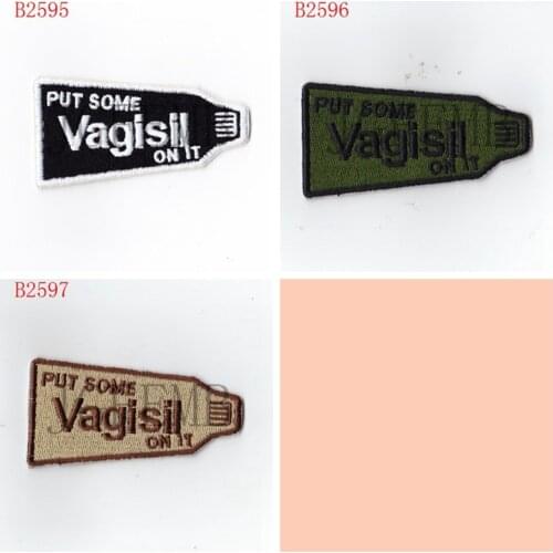Put some vagisil on it Morale tactics Military Embroidery patch