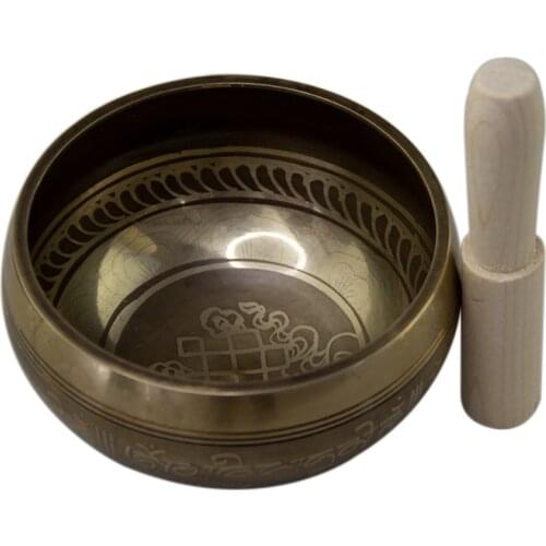 NEW Yoga Meditation Singing Bowl Nepal Tibetan Sing Bowl 9.5CM Himalayan Buddhist singing bowl