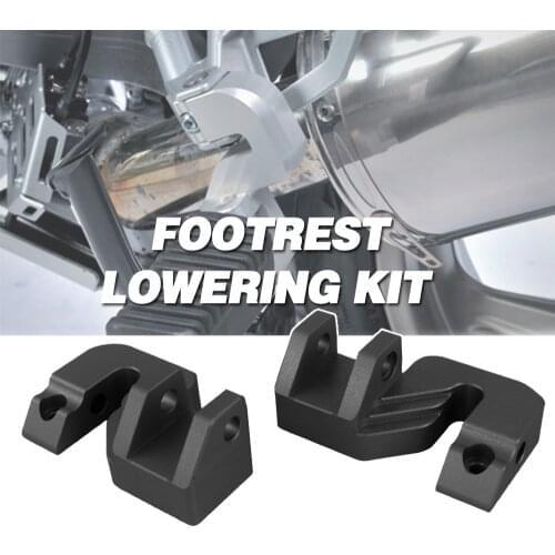Motorcycle Passenger Footrest Relocation For BMW R1200GS Adventure R 1200 R1200 GS ADV 2006-2013 Foot Rest Pedals Lowering Kit