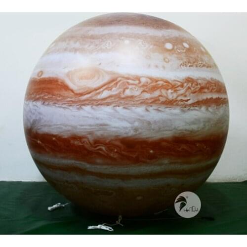 PVC Closed Gas LED Inflatable Saturn Jupiter Balloon
