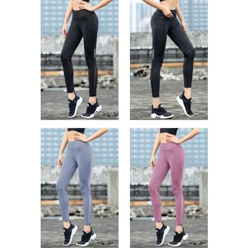Fitness Yoga Pants shorts for Women High Waist Leggings Elastic Breathable Comfortable Black Blue Running Gym sports pants