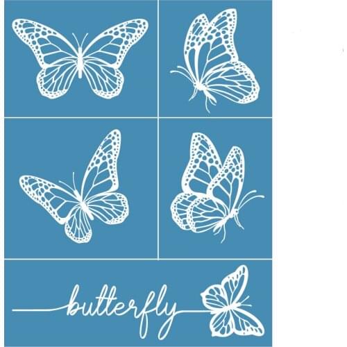 8.5 X 11" Reusable Self- Adhesivas Silk Screen Stencils Mesh Transfers for Home Decoration T-Shirt Bag Pillow Art Photo Craft