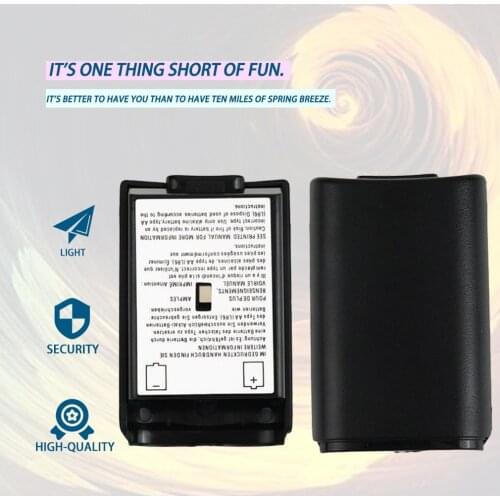 Universal Battery Pack Cover Shell Shield Case Kit For 360 Wireless Controller Black Battery Cover shell Compartment Shell New