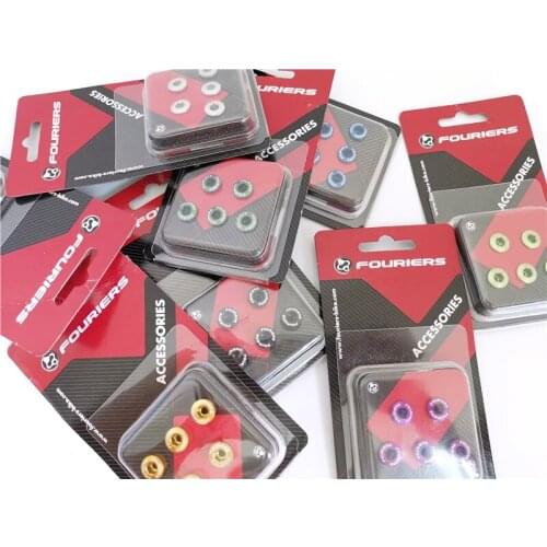 FOURIERS BN-M001 CNC bicycle chain-rings bolt Bike Parts single disc double aluminum alloy screw accessories