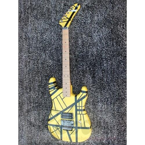 Weifang Rebon 6 String KR 5150 Electric Guitar In Yellow Colour