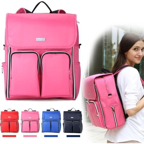 Mommy Diaper Bag Travel Large Capacity Waterproof Nappy Backpack Stroller Solid Color Double Shoulders Mothers Baby Knapsack