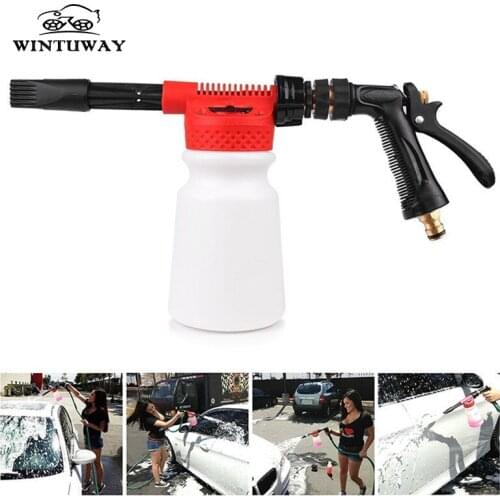 WINTUWAY 900ml Car Washing Foam Gun Car Cleaning Washing Snow Foamer Lance Car Water Soap Shampoo Sprayer Spray Foam Gun