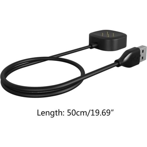 Charging Base USB Charger Cable Dock Stand for fitbit- Versa 3/Sense Smart Watch