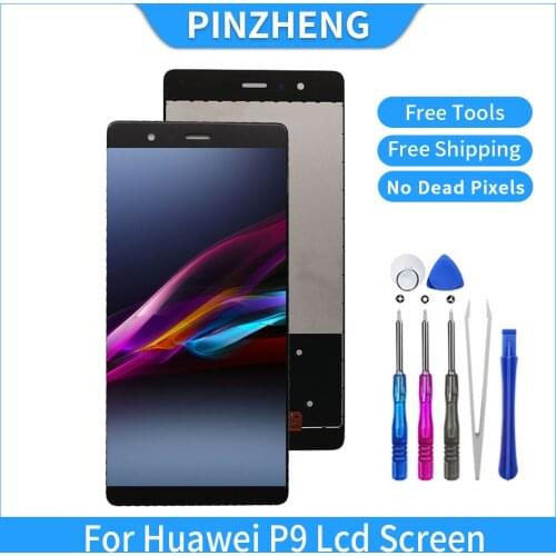 PINZHENG LCD Screen For Huawei P9 LCD Display EVA-L09 L19 L29 Touch Screen Digitizer Assembly For Huawei P9 Replacement Parts