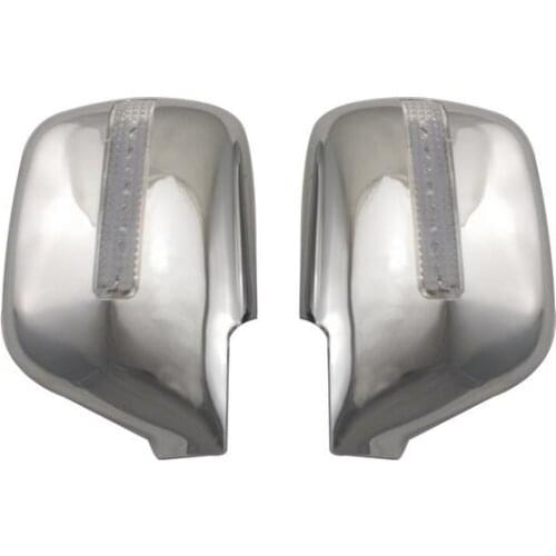 1998-2005 FOR Toyota FJ80 4500 Land Cruiser with Rearview Mirror Cover ABS Plating Exterior Trim Rear Mirror Cover