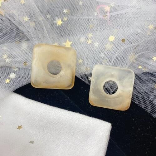 2020 Promotion Women Hoop Aros Resin Earrings Contracted Temperament Fashion Web Celebrity With Summer New Ce - 331