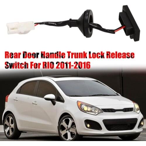 81260-4X200 Rear Door Handle Trunk Lock Release Switch Tail Lid Switch for KIA RIO 2011-2016