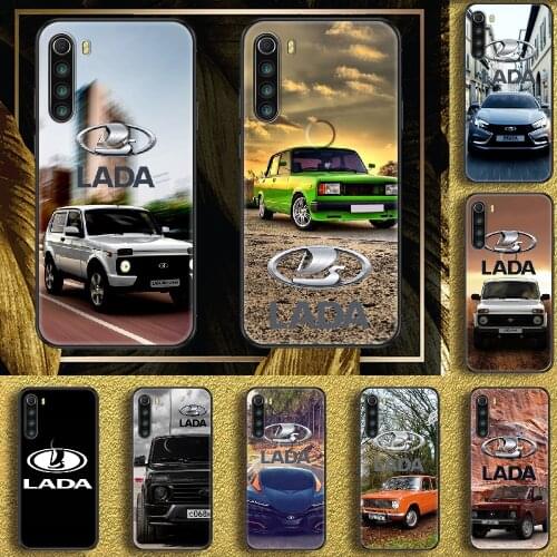Russian Lada Car Phone case For Xiaomi Redmi Note 7 7A 8 8T 9 9A 9S 10 K30 Pro Ultra black luxury waterproof tpu cell cover