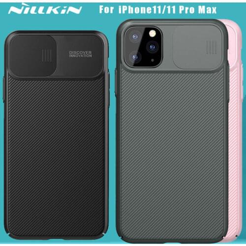 NILLKIN for iPhone 11 Pro Max case CamShield Case PC Slide cover for camera protection Back cover case for iPhone 11 Pro 11 case