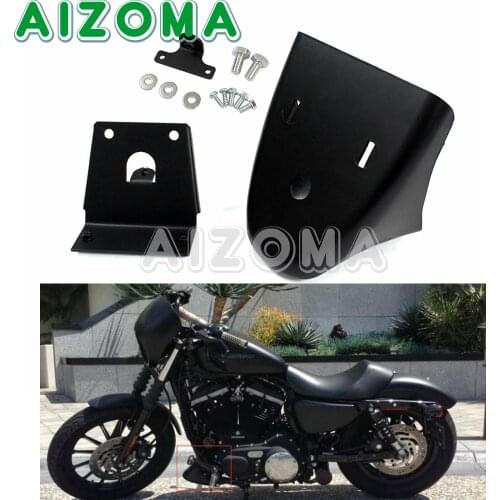 For Harley Sportster 833 1200 XL Iron 883 2004-2020 Matte Black Motorcycle Chin Lower Front Spoiler Mudguard Air Dam Fairing