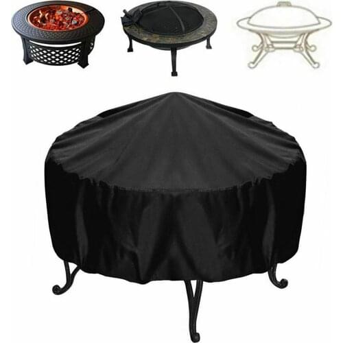 BBQ Grill Cover Dustproof Rainproof Fireplace Cover Dustproof And UV-proof Washable Oxford Fabric For Outdoor Dustproof UV-Proof