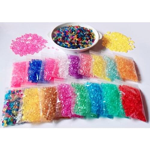 Colorful Beads Balls Charms For Slime Supplies Addition For Fish Tank Accessories Diy Sprinkles Glue Slimes Filler Toys For Kids
