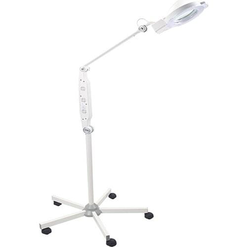 Magnifier Lamp Magnifying Cool light Skin Care Magnification with Adjustable Swivel Arm Floor Standing Elitzia ET2005