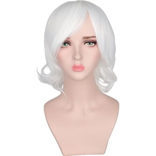 Tokyo Ghoul Juuzou Suzuya Wig Puffy White Juzo Suzuya Cosplay Wig Without Clips Halloween Party Cosplay wig