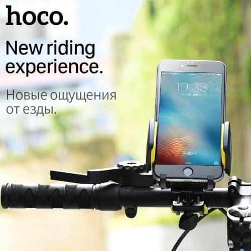 HOCO Bicycle Motorcycle Mobile Phone Holder For iPhone Xiaomi Universal Phone Holder Bike Handlebar Clip Stand GPS Mount Bracket