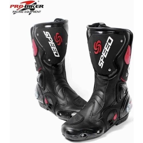Motorcycle Shoes Sport Motocross Cycling Long Boots Off-Road Racing Gears Moto Accessories&Parts EUR 40-45 Pro-Biker B001