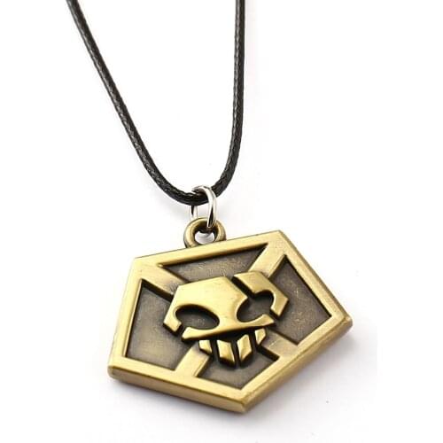 MS Jewelry BLEACH Choker Necklace Kurosaki Ichigo Pass card Pendant Men Women Gift Anime Accessories