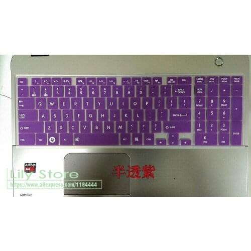 New Silicone keyboard cover for Toshiba Satellite C850 L850 L855 L50 P50 S955 C50-A R800 L650D X505 L755 L750D T111 T112 AC100