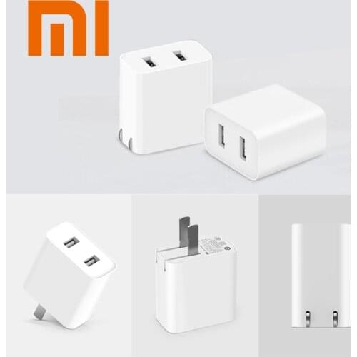 Original Xiaomi 5V 3.6A Smart Travel Dual USB Charger Adapter Wall Portable Plug Mobile Phone Charger for iPhone SmartPhone