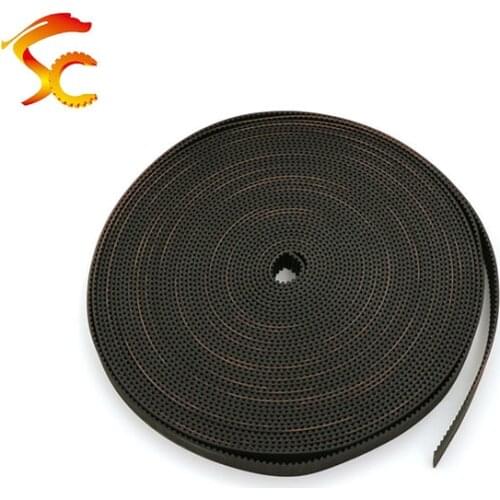High quality 10Meters GT2 Timing belt 2GT 9MM Width 9mm rubber GT2 9MM open belt for 3D Printer Free shipping