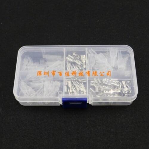 120pcs 2.8/4.8/6.3mm boxed plug spring terminal wire connector set