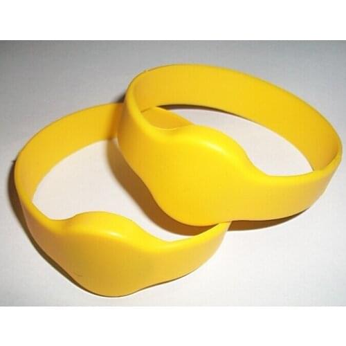 13.56MHZ RFID wristband proximity RFID rfid silicone waterproof rewritable wrist tag
