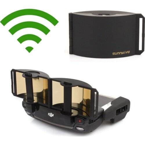 Signal Enhance Booster Foldable Parabolic Range Antenna Amplifier Range Extender for DJI Mavic Pro FPV Quadecopter Drone - Gold