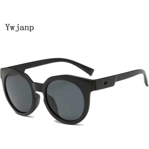 Ywjanp 2019 Fashion Brand Childrens Sunglasses Black Kids sunglasses Anti-uv Baby Sun-shading Eyeglasses Girl Boy glasses