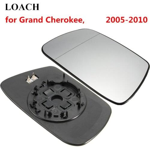 Left Right Side Rear View Mirror for Jeep Grand Cherokee 2005-2010 Car Exterior Mirrors Heating Heated Rearview Mirror Glass Hot