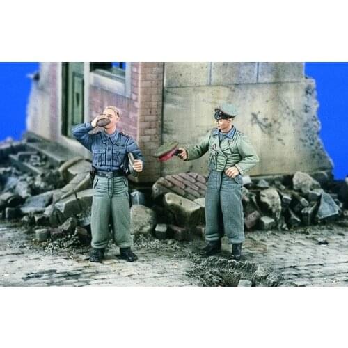 1:35 Resin Figure Model Kit Unassambled Unpainted//1054(2 figures)