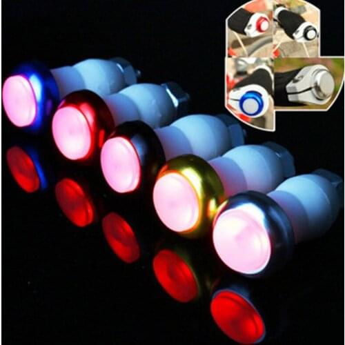 2020 Hot Sale Light Lamp Bike Accessories 2/PC 1 Pair Aluminum alloy Safety Cycling Bike Turn Signal Handle Bar End Plug #09