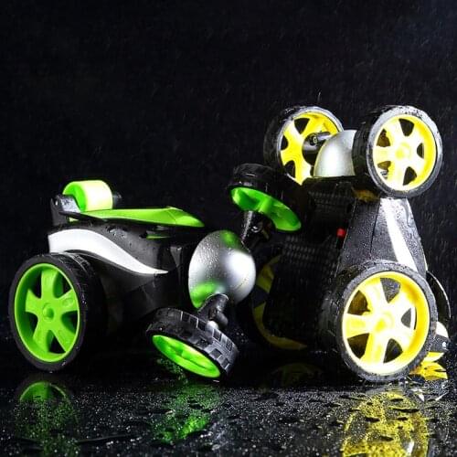 Wireless Remote Control 360 Degree Rotation Stunt Racing Toy Car Kids Gifts