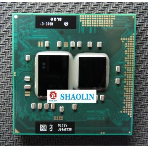 Original SHAOLIN Official Version i3-390M i3 390M 2.6GHz Dual-Core Quad-Thread CPU Processor 35W Socket G1 / rPGA988A