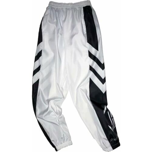 COLDKER Streetwear Hip hop Joggers Pants Men Loose Harem Pants Ankle Length Trousers Casual Sweatpants White black Techwear