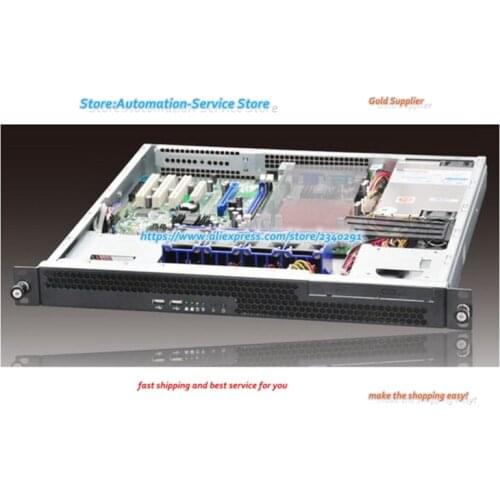 RM1002-450-X Short 1U Server Router Case Fan Temperature Control With Air Duct Only Case