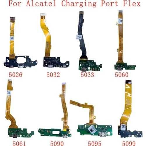 USB Charging Port Connector Board Flex For Alcatel 5026 5032 5033 5060 5061 5090 5095 5099 6055 Flex Cable Replacement Part