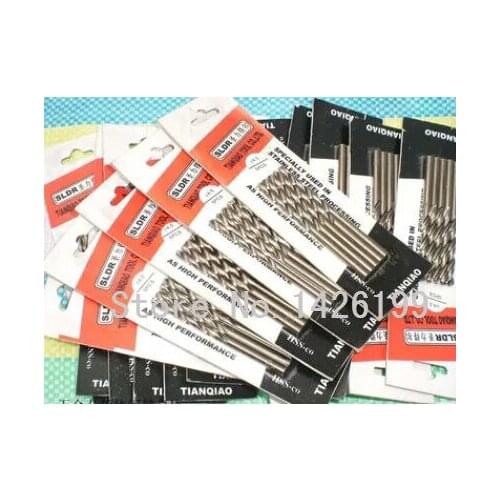 Free shipping 2 pcs 6.5 mm Cobalt containing high speed steel Co-HSS M42 twist drill bits for metal drilling