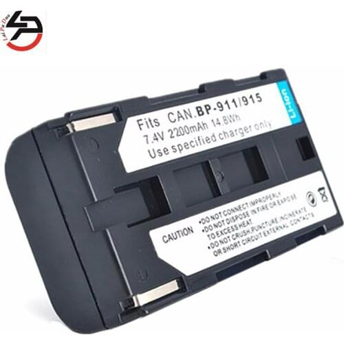 Laipuduo 2200mah 100% brand new Replacement Camera Battery For Canon BP-915 BP-941 BP-927 BP-914 BP-924 BP-911K BP-911 E1 E2 E30
