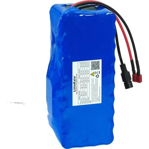 Liitokala 36V 10400mAh 18650 Lithium Battery 10.4ah Motorcycle Electric Car Bicycle Scooter batteries with BMS Protection board