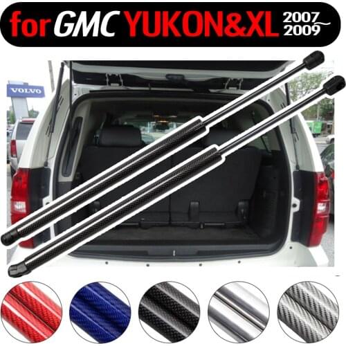 Carbon fiber for Chevrolet Suburban for GMC Yukon&XL 2007-2011 Rear trunk Lift Support gas Strut Prop Rod