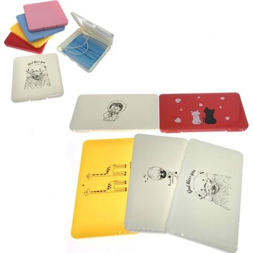 PP Mask Storage Box mask holder Portable Dust-Proof Moisture-Proof Childrens Student Mask Box Available in multiple colors