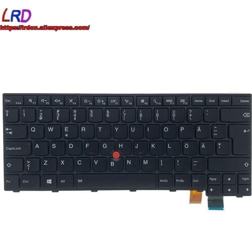 Disassembled Swedish Backlit Keyboard for Lenovo Thinkpad T460S Laptop 00PA478 00PA560 01YT168