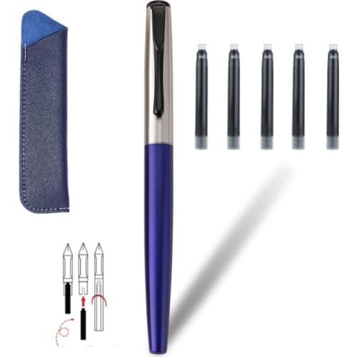 High quality Iraurita Fountain pen Full metal Golden Clip luxury pens student Gift Stationery Office school supplies