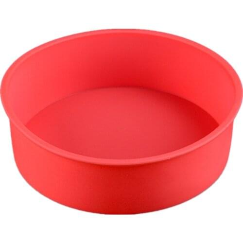 Silicone Round Cake Mold Cupcake Pastry Shaper Cake Bread Mould Home Kitchen Bakery Baking Pan DIY Cake Tools Bakeware