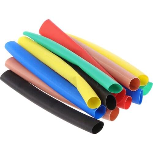 T3EE 12Pcs/Bag Universal Heat Shrink Tube Sleeve Cover USB Charger Cable Wire Protector Organizer for ipad 5 6 7 8 X XR